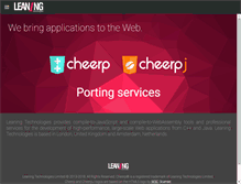 Tablet Screenshot of leaningtech.com